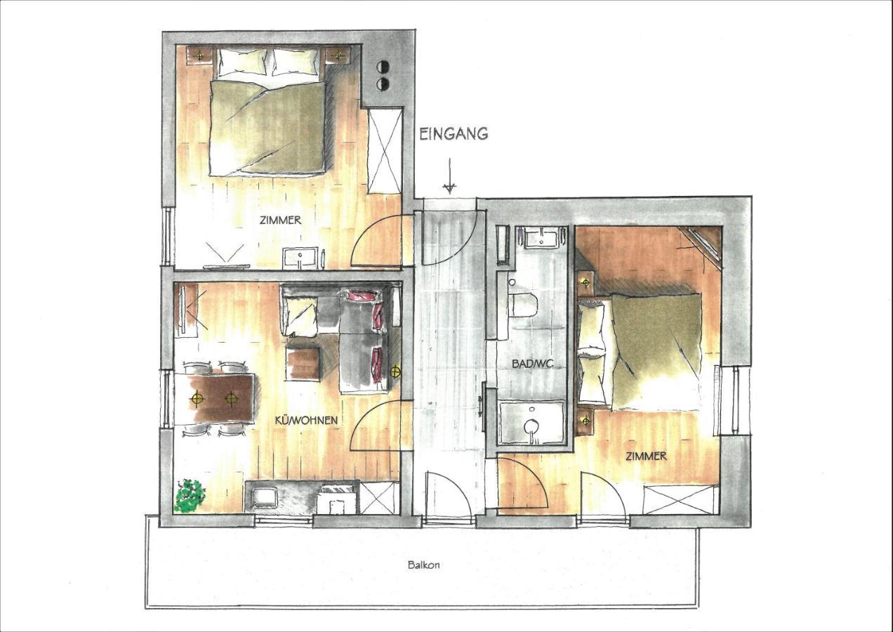 Haus Kristall Tannheim Buitenkant foto